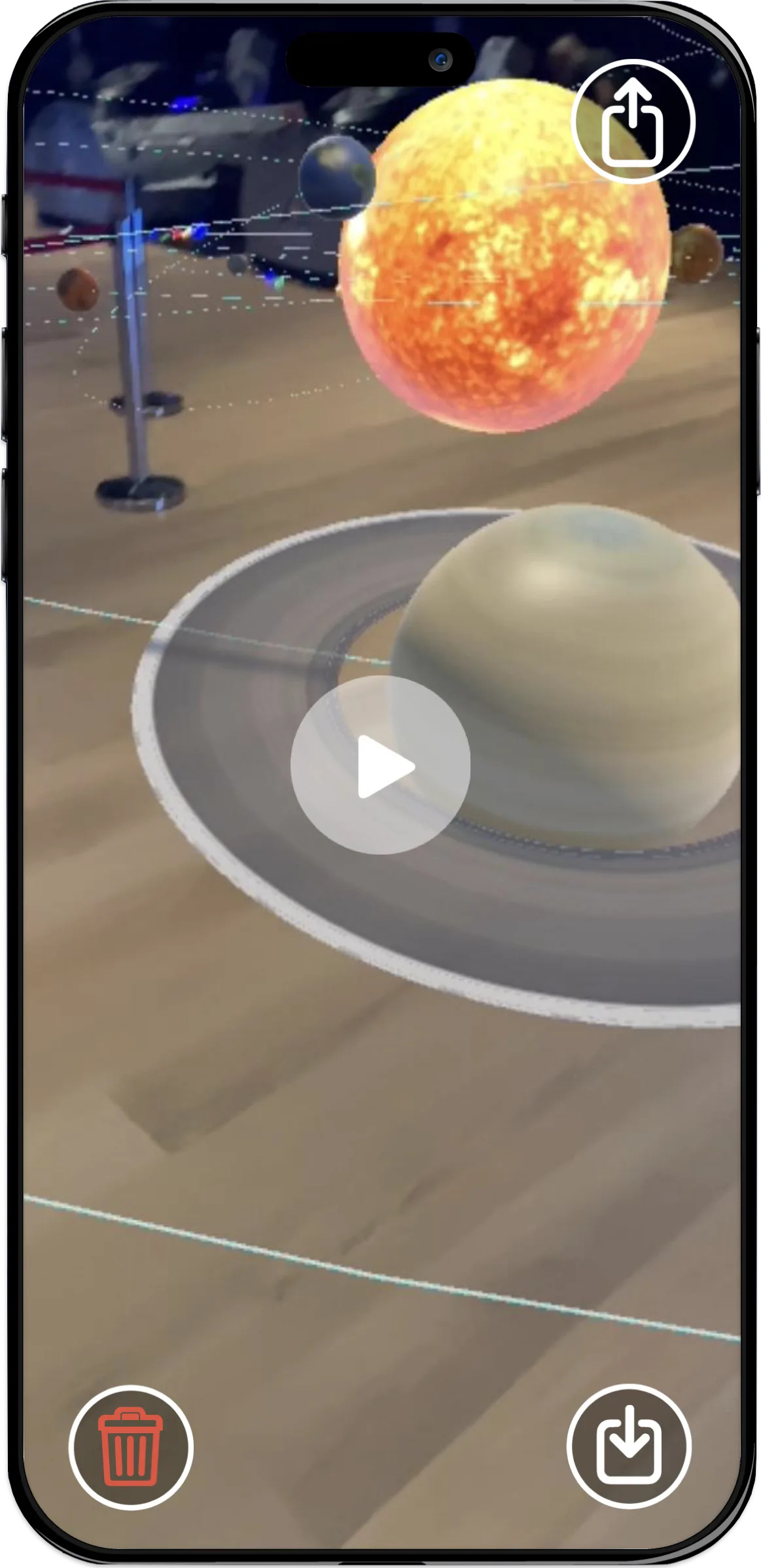 Life in Space iOS — schermata traduzioni